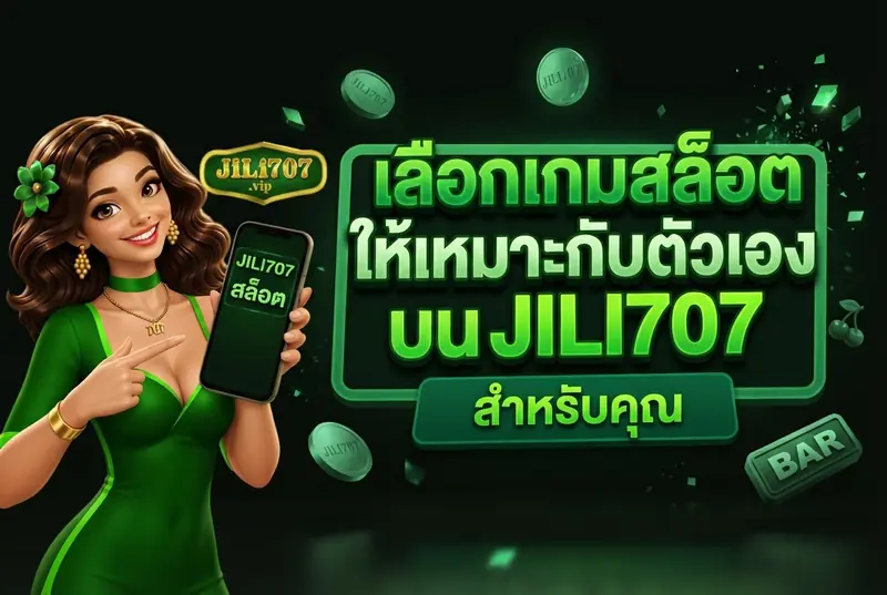 เลือกเกมสล็อตให้เหมาะกับตัวเองบน JILI707